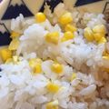 105♡'s cooksnap of when they made ２色とうもろこしご飯.