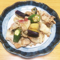 hiromi17's cooksnap of when they made オクラと茄子の豚肉でさっぱり炒め.