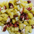 まやしゅうまま's cooksnap of when they made タコとジャガイモの簡単バジルソース炒め☆.