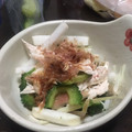 クックOE1TOM☆'s cooksnap of when they made ゴーヤ・みょうがと大根の鶏肉さっぱりあえ.