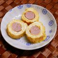 のば☀のば's cooksnap of when they made 外れてしまわないソーセージ入り卵焼き.