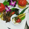 ちび姫ちゃん's cooksnap of when they made 焼きアスパラとホタテの梅肉ソース.