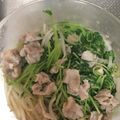 さと56's cooksnap of when they made レンチンのみ！豚バラ豆苗モヤシのレンジ蒸.