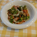 オレンジリング's cooksnap of when they made カラーピーマンとウインナーのソース炒め.