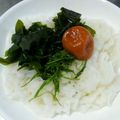 RIKOTORA's cooksnap of when they made さっぱり!梅とワカメと大葉のざるうどん♥.