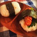 komugiko4's cooksnap of when they made ☆うちのバターたらこおにぎり♪.