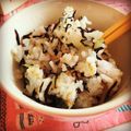 komugiko4's cooksnap of when they made 爽やか♡ひじきと茗荷の混ぜごはん.