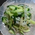 なおつん0802's cooksnap of when they made 簡単♡もやしわかめ胡瓜のナムル風サラダ.