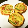 ajitan's cooksnap of when they made ピザソースなし餃子の皮でピザ風？おつまみ.