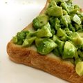 ymym5's cooksnap of when they made アボカドのっけトースト。.