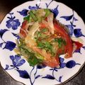はなるなとママ's cooksnap of when they made トマトとスライスオニオンの和風サラダ.