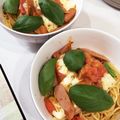 ひまなし's cooksnap of when they made トマトとモッツァレラのジェノベーゼ.