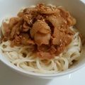 ひろここ☆'s cooksnap of when they made 豚バラ薄切りのおいし〜うどん.