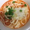 ここたま's cooksnap of when they made 《お昼に》クセになる辛さ 辛味噌うどん.