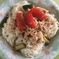 おっとarinko's cooksnap of when they made ぶしゃらめん（豚しゃぶサラダそうめん）.