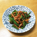 morimitsu's cooksnap of when they made さんまの蒲焼缶で野菜炒め.