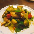 しおしゅう's cooksnap of when they made 鶏むね肉と夏野菜のカレー炒め.