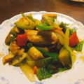 しおしゅう's cooksnap of when they made 鶏むね肉と夏野菜のカレー炒め.