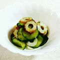 SP♪'s cooksnap of when they made きゅうり・竹輪の鰹ふりかけ和えサラダ.