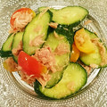 ❤MYC❤'s cooksnap of when they made きゅうりとトマトのツナ和え.