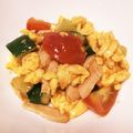 ＊Kashifa's cooksnap of when they made 鶏ささみとおばけきゅうりの台湾風炒め.