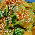 wakkalab's cooksnap of when they made 【大量消費】きゅうりのコチュジャン炒め.