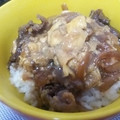 ひろりんご姫's cooksnap of when they made 簡単とろとろ半熟卵とじ牛丼♪.