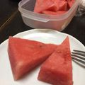 kottiy's cooksnap of when they made 愛のかたち♡すいかのカットはスイカ形に!.