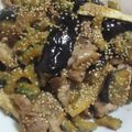 クックQP21M6☆'s cooksnap of when they made ゴーヤとナスの豚バラ炒め.