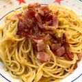 mokomokomokotan's cooksnap of when they made 簡単！カルボナーラ〜炭焼き人のパスタ〜.