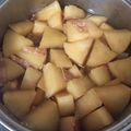 クックR3GJMI☆'s cooksnap of when they made 大根とベーコンの煮物.
