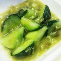 ここあo's cooksnap of when they made きゅうりの昆布茶漬け.