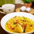 ayasophie's cooksnap of when they made ☆鶏肉とかぼちゃのトマト豆乳煮込み☆.