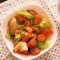 りんごぉぉぉ's cooksnap of when they made ウインナーとキャベツの炒め煮.