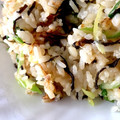 まーぶる's cooksnap of when they made ウメェ～★塩昆布とチーズの焼きめし.