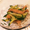 ｙａｓｓａｎパパ's cooksnap of when they made 超簡単☆きゅうりいなり皮のキツネ和え☆.