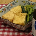 みゆwaco 's cooksnap of when they made 生姜風味　厚揚げと小松菜のさっと煮.