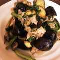 **saki**'s cooksnap of when they made 大葉香る⭐なすと豚肉のにんにくポン酢炒め.