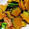 namewaco's cooksnap of when they made かぼちゃウインナーのチーズ炒め.