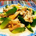 ｖみさｖ's cooksnap of when they made きゅうりと豚バラのシャンタン炒め.