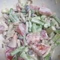 ｋｒｋｒ２８２９'s cooksnap of when they made 簡単！アスパラとしめじとトマトのサラダ.