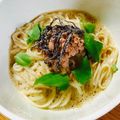 やす☆まい's cooksnap of when they made 冷製TKU♡ツナ塩こんぶ卵かけうどん.