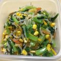 なっち1228's cooksnap of when they made 【節約】モヤシと小松菜のナムル♡.