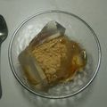 yoncy's cooksnap of when they made 水信玄餅風　寒天ゼリー.