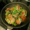 shinya348's cooksnap of when they made 【手抜き】ピーマンの肉詰めない！.