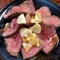 かっぱのかーこ's cooksnap of when they made 男飯 フライパンで簡単 ローストビーフ丼.