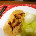 taraking's cooksnap of when they made 揚げない☆エビカツ～(⌒‐⌒).
