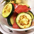 卵せんべい's cooksnap of when they made トマトとズッキーニのイタリアンサラダ.