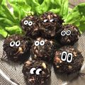パンこ's cooksnap of when they made 和ハロウィンに^^まっくろくろすけ焼売.