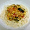 ☆※ちぃ※☆'s cooksnap of when they made ズッキーニとトマトのアレンジそうめん.